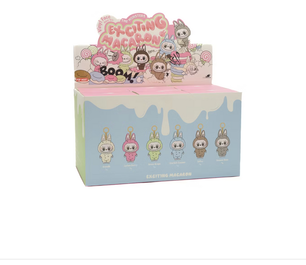 Labubu The Monsters Exciting Macaron Vinyl Face Sealed Case (6 Blind Boxes)