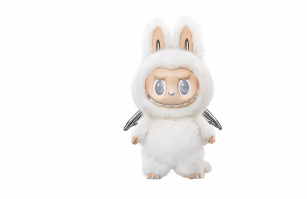 The Monsters Labubu Zimomo Angel in Clouds Figure + Tote Bag